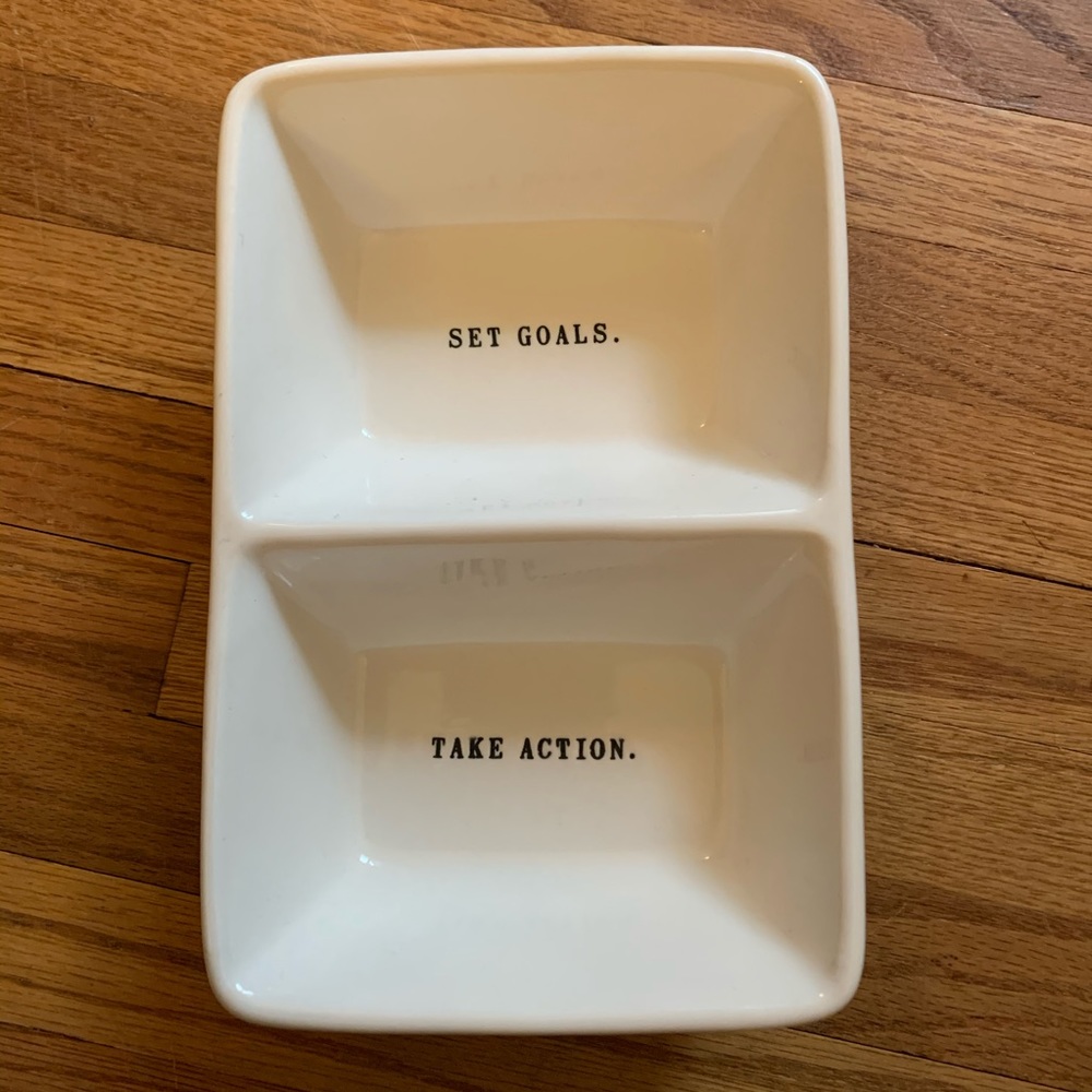 Rae Dunn Office Trinket Organizer